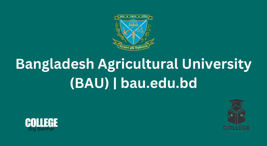 Bangladesh Agricultural University (BAU) bau.edu.bd