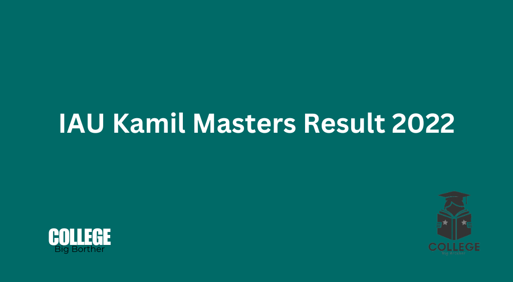 IAU Kamil Masters Result 2022