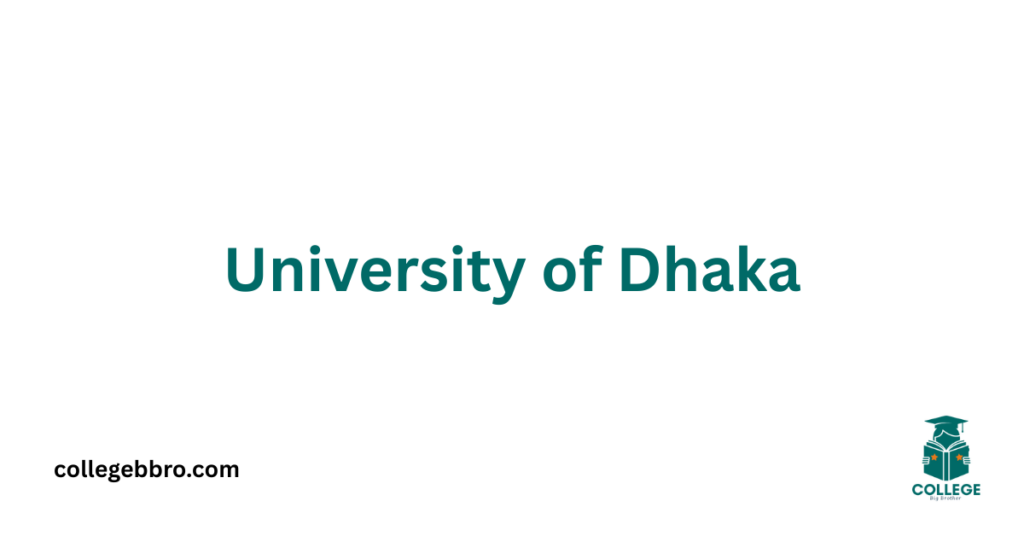Dhaka University Admission